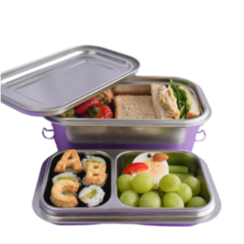 Mindful Mealtime Stainless Steel Double Layer 1500ml Lunchbox